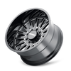 Utopia - 20in, Gloss Black Milled, 20X9, 8x165.1, 0mm, 729419155315, 729419155315