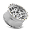 Delta - 20in, Machined With Silver Window, 20X9, 8x170, 0mm, 729419198770, 729419198770