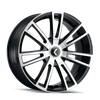 Spectra - 18in, Gloss Black Machined, 18X8, 5x115/5x120, 40mm, 729419157203, 729419157203