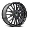 Double Down - 17in, Gloss Black, 17X8, 5x112/5x120, 38mm, 729419173548, 729419173548