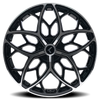 Ricochet - 22in, Gloss Black Machined, 22X8.5, 5x112/5x114.3, 38mm, 729419172411, 729419172411
