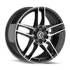 Converge - 17in, Black Machined, 17X8, 5x108/5x114.3, 35mm, 729419195717, 729419195717