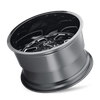Cogent - 20in, Gloss Black Milled, 20X9, 5x127/5x139.7, 18mm, 729419131135, 729419131135