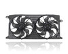 Dual Radiator and Condenser Fan Assembly For GM3115119 00-05 Buick Le Sabre, 00-05 Bonneville (Exclude GXP)
