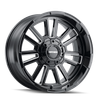 Apollo - 20in, Gloss Black Milled, 20X9, 6x135/6x139.7, 0mm, 729419155520, 729419155520