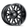 Cogent - 20in, Gloss Black Milled, 20X9, 6x135/6x139.7, 13mm, 729419130626, 729419130626