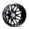 Cogent Dually - 20in, Gloss Black Milled, 20X8.25, 8x200, -192mm, 729419147136, 729419147136