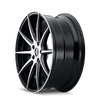 Cosmos - 18in, Gloss Black Machined, 18X8, 5x114.3, 40mm, 729419146535, 729419146535