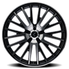 Double Down - 22in, Gloss Black Machined, 22X8.5, 5x100/5x114.3, 38mm, 729419172787, 729419172787