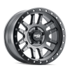 Canyon Pro - 17in, Satin Graphite W/ Black Lip, 17X8.5, 6x139.7, 25mm, 729419196851, 729419196851