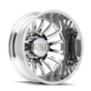 Summit Dually - 20in, Polished, 20X8.25, 8x200, -192mm, 729419149444, 729419149444