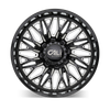 Crusher - 22in, Gloss Black/Milled Spokes, 22X10, 8x170, -19mm, 729419187484, 729419187484