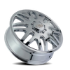 Invader Dually - 22in, Chrome, 22X8.25, 8x200, 115mm, 729419171698, 729419171698