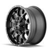 Warrior - 20in, Matte Black, 20X10, 6x135/6x139.7, -25mm, 729419074166, 729419074166