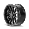 Vector - 20in, Gloss Black, 20X9, 6x135, 18mm, 729419192136, 729419192136