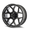 Vanquish - 20in, Gloss Black Milled, 20X9, 5x127/5x139.7, 0mm, 729419188863, 729419188863