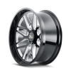 Invader - 20in, Gloss Black/Milled Spokes, 20X10, 6x139.7, -25mm, 729419161880, 729419161880