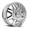 Invader Dually - 24in, Chrome, 24X8.25, 8x165.1, 115mm, 729419171889, 729419171889