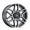 146 - 20in, Matte Black Machined With Dark, 20X9, 6x139.7, 18mm, 729419154684, 729419154684