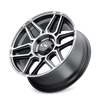 146 - 20in, Matte Black Machined With Dark, 20X9, 6x139.7, 18mm, 729419154684, 729419154684