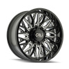 Crusher - 22in, Gloss Black/Milled Spokes, 22X10, 8x180, -19mm, 729419187491, 729419187491