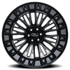 Vertex - 26in, Gloss Black/Milled Spokes, 26X14, 6x135, -76mm, 729419176914, 729419176914