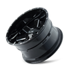 141 - 17in, Gloss Black Milled, 17X9, 8x165.1, 18mm, 729419186463, 729419186463