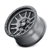 Canyon Pro - 18in, Satin Graphite W/ Black Lip, 18X9, 6x139.7, 20mm, 729419196875, 729419196875