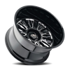 Vertex - 26in, Gloss Black/Milled Spokes, 26X14, 6x139.7, -76mm, 729419176921, 729419176921
