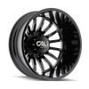 Summit Dually - 20in, Gloss Black, 20X8.25, 8x200, -232mm, 729419191900, 729419191900