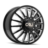 Summit Dually - 22in, Gloss Black/Milled Spokes, 22X8.25, 8x210, -192mm, 729419149734, 729419149734