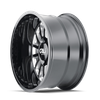 Summit - 20in, Gloss Black/Milled Spokes, 20X10, 8x165.1, -25mm, 729419125028, 729419125028