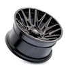 Evolution - 22in, Gloss Black Milled, 22X12, 8x170, -44mm, 729419179977, 729419179977