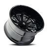 Butcher - 24in, Gloss Black Milled, 24X14, 6x135, -76mm, 729419174538, 729419174538