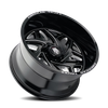 Euphoria - 22in, Gloss Black Milled, 22X12, 6x135, -44mm, 729419159795, 729419159795