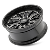Crusher - 20in, Gloss Black/Milled Spokes, 20X10, 8x170, -19mm, 729419188009, 729419188009