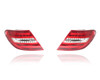 Tail Light Assembly For 2049060703, 2049060603 12-14 Mercedes-Benz C-Class Sedan, 12-15 Coupe - LED, Pair, Left Driver + Right Passenger Set
