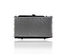 Radiator For 88-91 Honda Civic Ex, 89-91 Wagon/4WD Automatic Transmission L4 1.6L - Toyo-Design, Plastic Tank Brass Core, 2-Row - 19010PM3902
