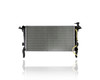 Radiator For 13120 10-12 Hyundai Genesis Coupe 2.0L English L4 - Plastic Tank Aluminum Core, With Transmission Oil Cooler, 1-Row