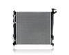 Radiator For 13324 11-16 Kia Sportage 4Cy 2.0L - With Transmission Oil Cooler, Plastic Tank Aluminum Core, 1-Row - 253102S200