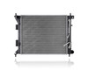 Radiator For 13518 14-16 Kia Forte Koup, 14-16 Forte5 1.6L Turbo Automatic - Plastic Tank Aluminum Core, 1-Row - 25310A7100
