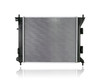 Radiator For 13518 14-16 Kia Forte Koup, 14-16 Forte5 1.6L Turbo Automatic - Plastic Tank Aluminum Core, 1-Row - 25310A7100