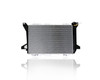 Radiator For 1451 85-97 Ford F-Series Bronco Automatic Transmission V8 5.0/5.8/7.5L - Plastic Tank Aluminum Core, 2-Row