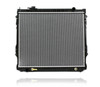 Radiator For 95-04 Toyota Tacoma Automatic 4Cy/2.4/2.7/6Cy/3.4L (21 Inch-Core Height) - Plastic Tank Brass Core - 2-Row - 164100C024