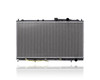 Radiator For 1838 94-98 Mitsubishi Galant Automatic L4 2.4/2.5L - Plastic Tank, Copper Brass Core, 2-Row - MR127904