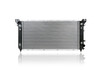 Radiator For 13396 14-18 Chevrolet Silverado, 14-19 GMC Sierra-1500 4.3L V6 Automatic Transmission Without Tow Package - Plastic Tank Aluminum Core, 1-Row