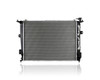 Radiator For 13388 11-14 Hyundai Genesis Sedan Automatic V6 3.8L - With Transmission Oil Cooler, Plastic Tank Aluminum Core, 1-Row - 253103M300
