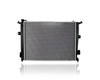 Radiator For 13388 11-14 Hyundai Genesis Sedan Automatic V6 3.8L - With Transmission Oil Cooler, Plastic Tank Aluminum Core, 1-Row - 253103M300