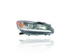Headlight Assembly - Compatible/Replacement for '16-17 Honda Accord Sedan EX/EXL/Sport/SE - Halogen-Type With LED Daytime Running Light - Right Hand - Passenger - 33100T2AA81