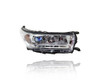 Headlight Assembly - Compatible/Replacement for '17-19 Toyota Highlander (Exclude SE/Limited trim) - Smoked Chrome, Without LED Daytime Running Light - Right Hand - Passenger - 811100E330 - CAPA